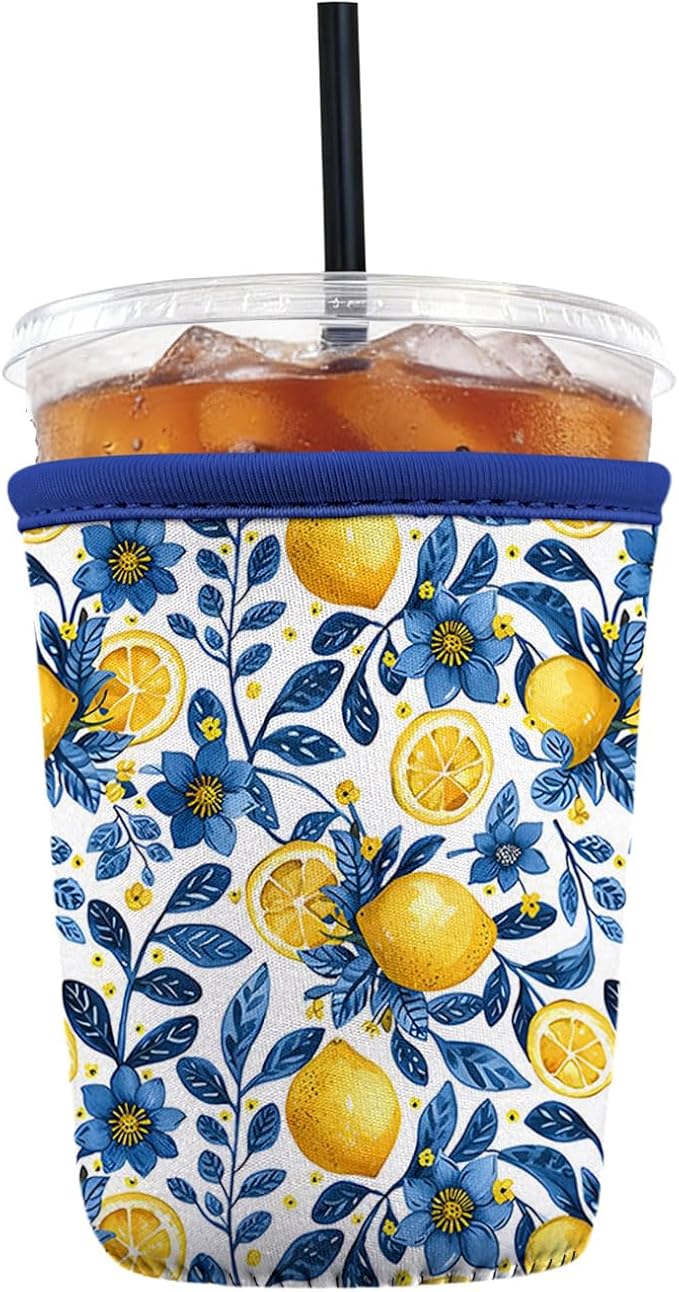 Reusable Insulated Neoprene Iced Coffee Sleeve by Cavllson