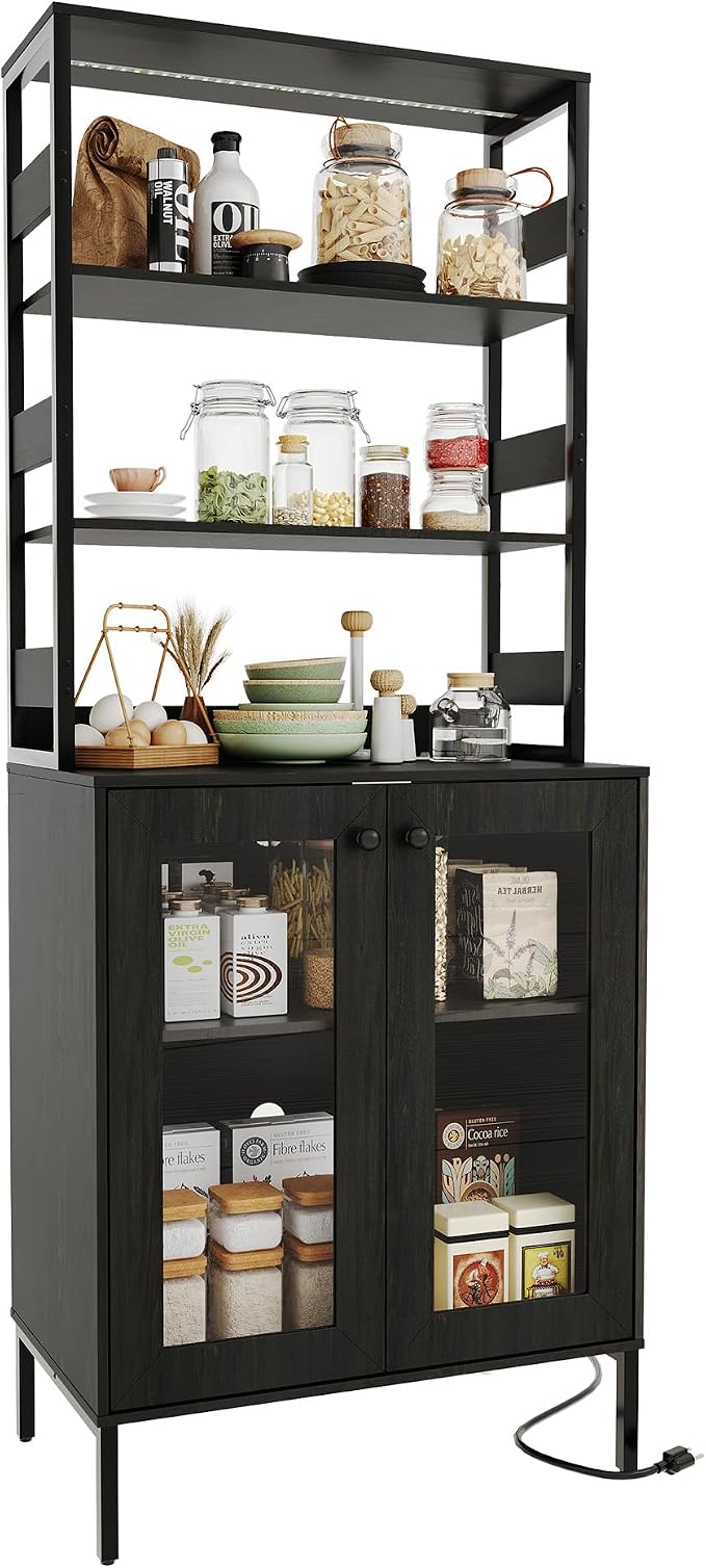 Towallmark 67 Inch Farmhouse Bakers Rack by Towallmark
