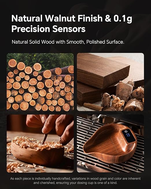 Walnut Coffee Bean Scale & Spoon - Image 7