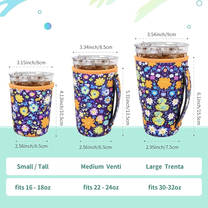 Iced Coffee Sleeve Insulator Sleeves - Image 2