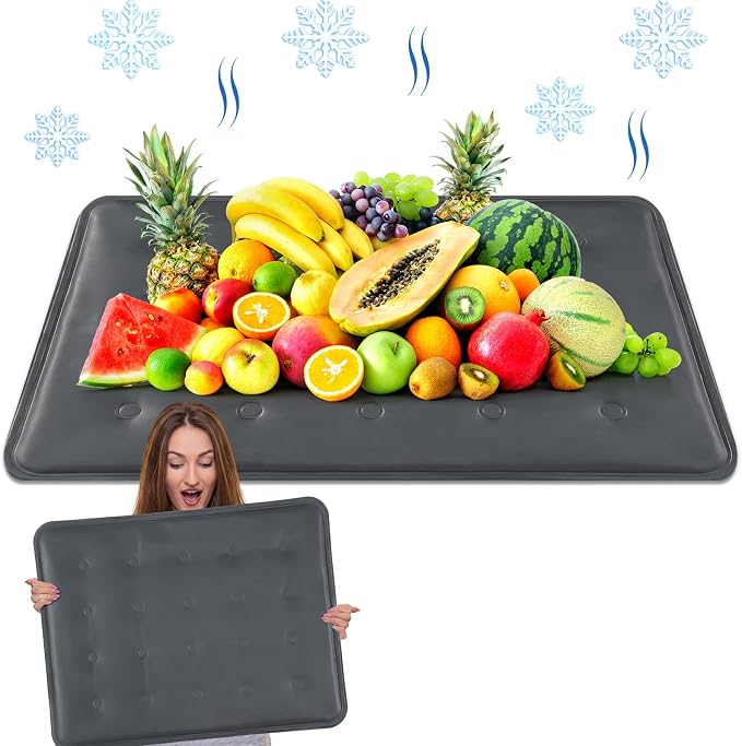 Reallnaive 2 Pcs Reusable Freezable Ice Mat by Unknown