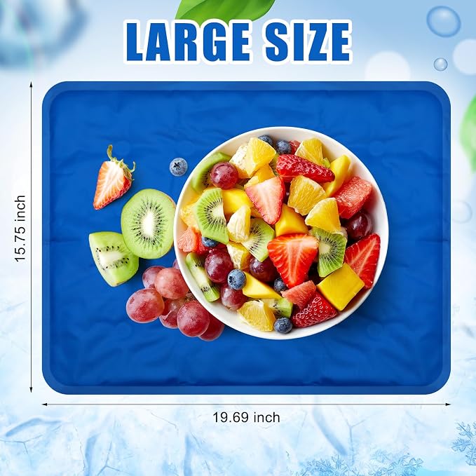 Reallnaive 2 Pcs Reusable Freezable Ice Mat - Image 2