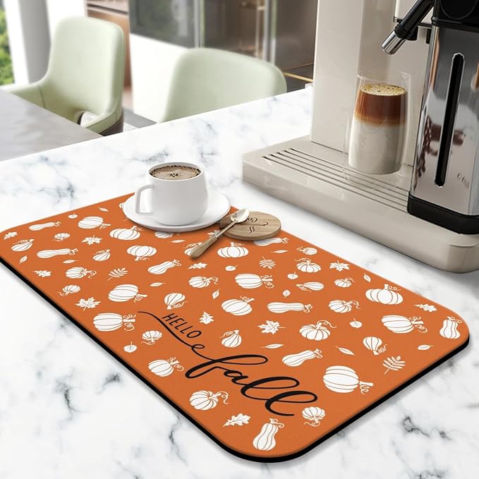 Fun Coffee Mat 19inx12in, Coffee Bar Mat - Image 2