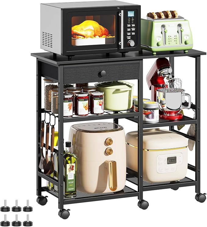 Microwave Cart, 6-Tier Microwave Stand - Image 8