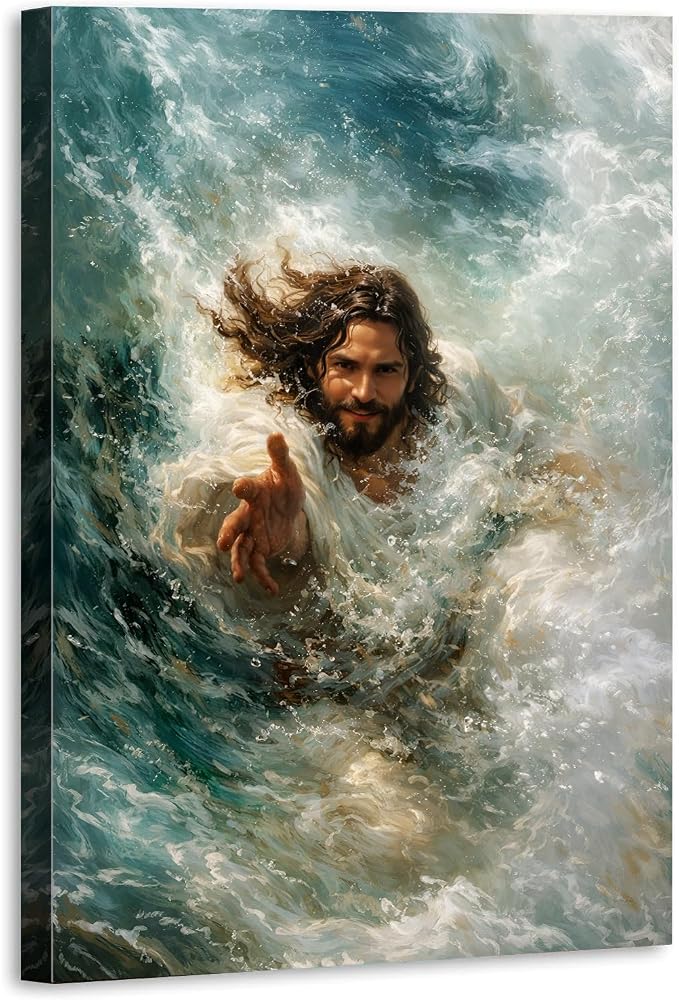 Christian Wall Art Jesus Wall Decor The Hand of God Picture by Unknown