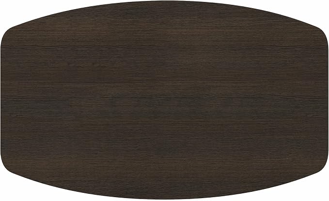 Furinno Simple Design Coffee Table, Dark Brown - Image 9