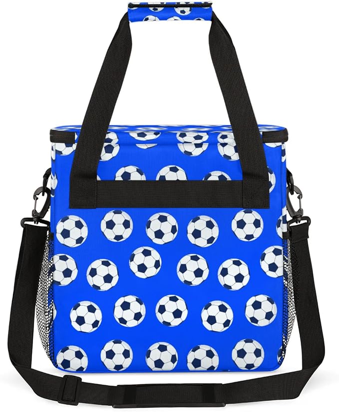 Soccer Coffee Maker Travel Bag, Soccer Large Carrying Storage Case Insulated - Image 5