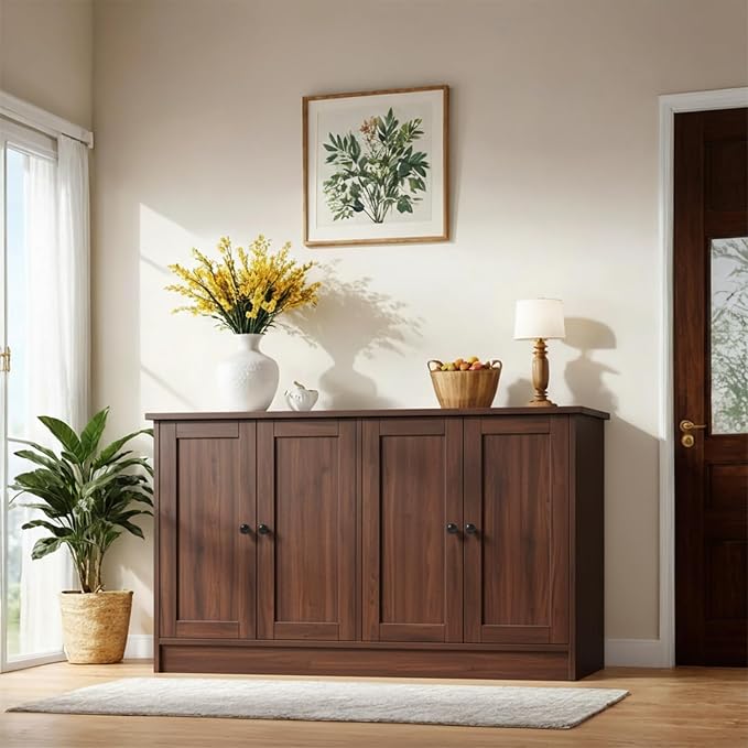 holzart Rustic Brown Buffet Cabinet by holzart