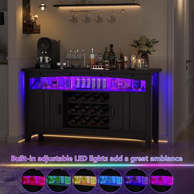 Armocity Farmhouse Bar Cabinet - Image 6