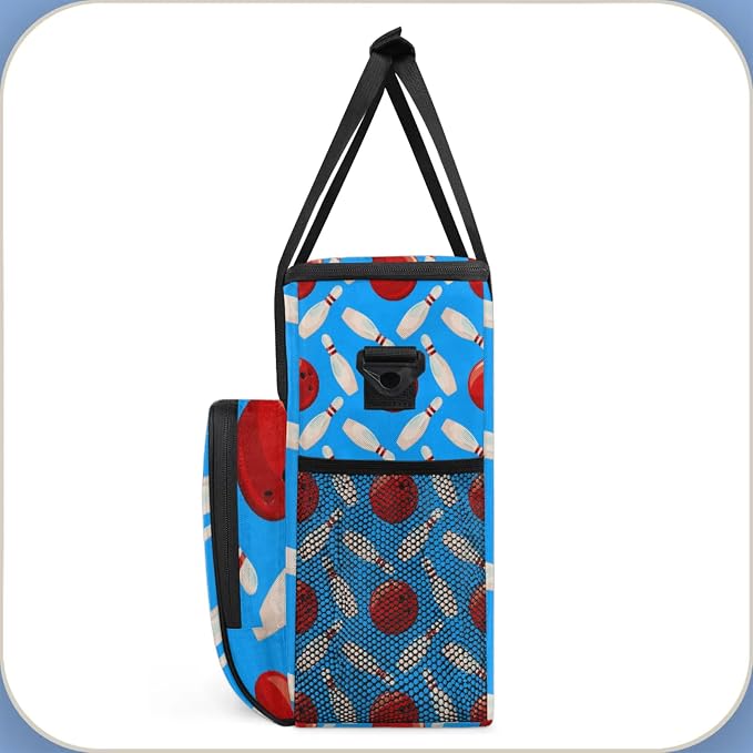 Bowling Ball Coffee Maker Travel Bag, Bowling Ball Large Carrying Storage Case - Image 4