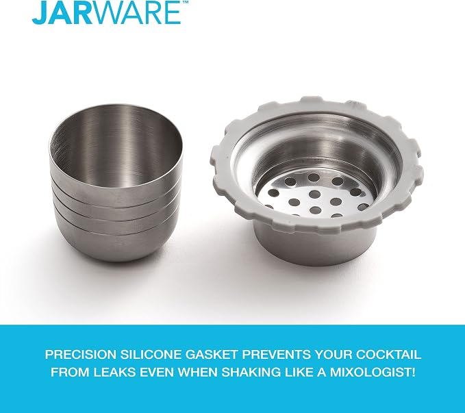 Jarware Mason Jar Cocktail Shaker Lid - Image 4