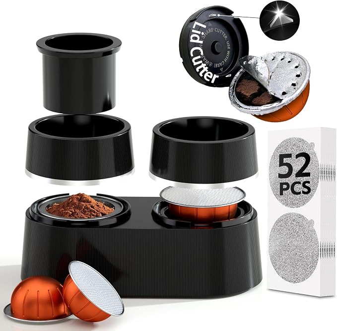 Reusable Coffee Pods Kit Compatible by SOLIDATOR
