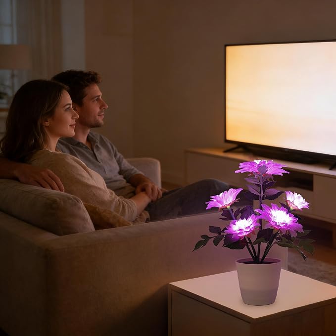 Artificial Sunflower Flower Lamp, Anniversary Christmas Birthday Gifts - Image 4