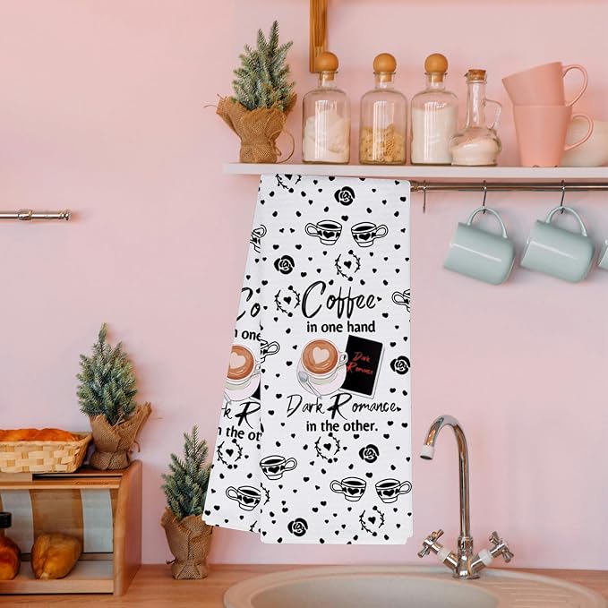 MBMSO Coffee Kitchen Waffle Towels Smut Reading Tea Towel Spicy Romance Book - Image 5