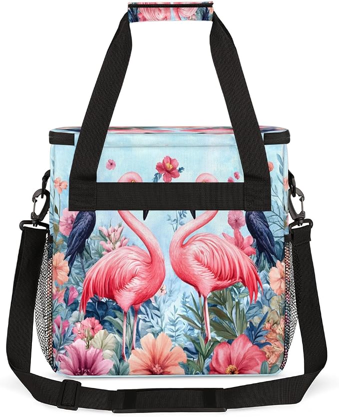 Floral Flamingo Birds Coffee Machine Bag Compatible - Image 5