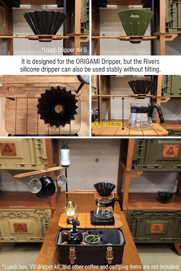 Magnetic Wooden Collar for ORIGAMI Dripper – Fits V2 Dripper Kit - Image 3