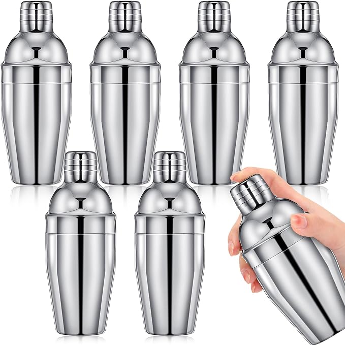 Nitial 6 Pcs Bar Cocktail Shaker Professional Stainless Steel Martini Drink by Nitial