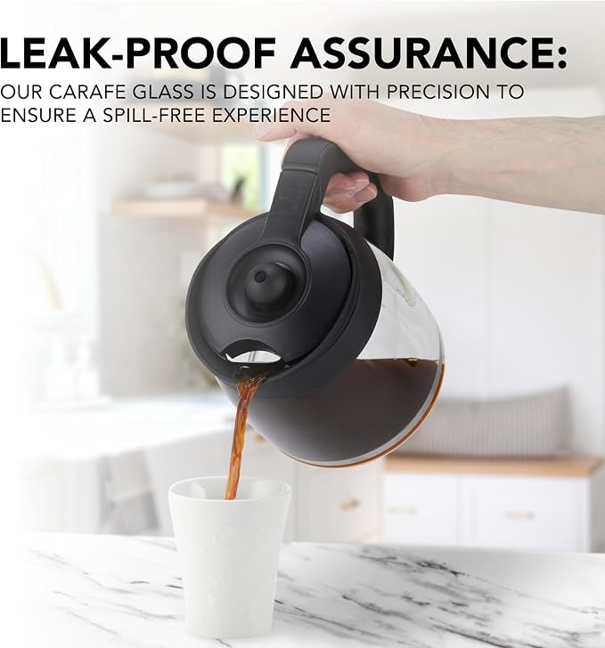 12-Cup Glass Coffee Carafe Replacement Compatible ONLY - Image 6