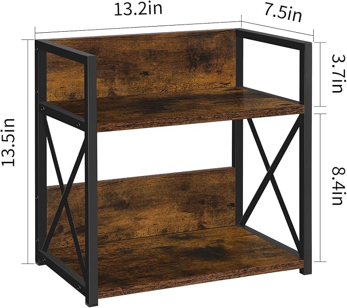 YINMIT Countertop Shelf Organizer, Coffee Bar Accessories, Spice Rack, Coffee - Image 3