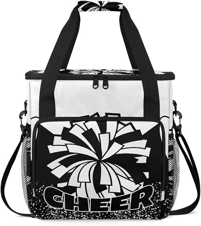 Cheer Theme Coffee Maker Carring Bag, Large Insulated Storage Organizer Case by Home