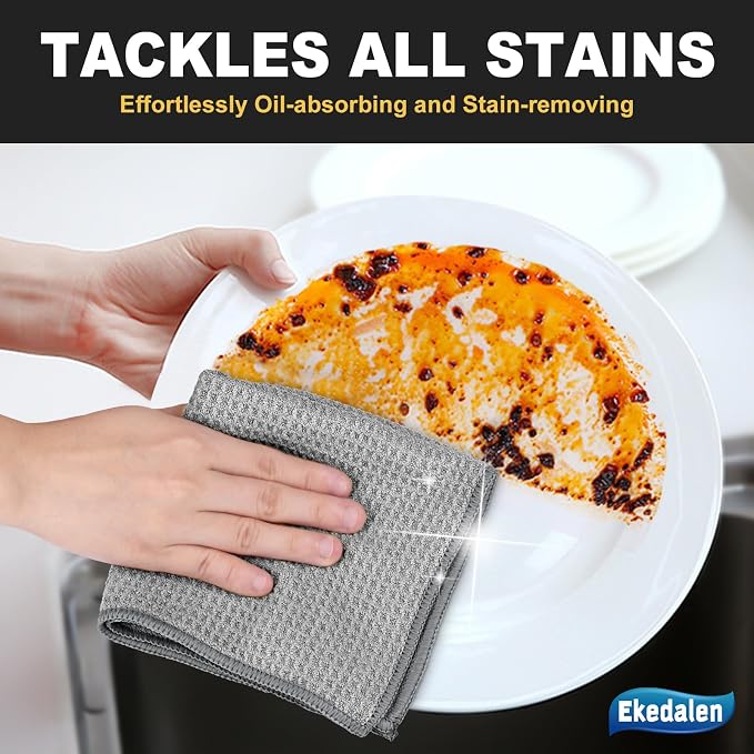Microfiber Cleaning Cloth Waffle Weave - Image 7