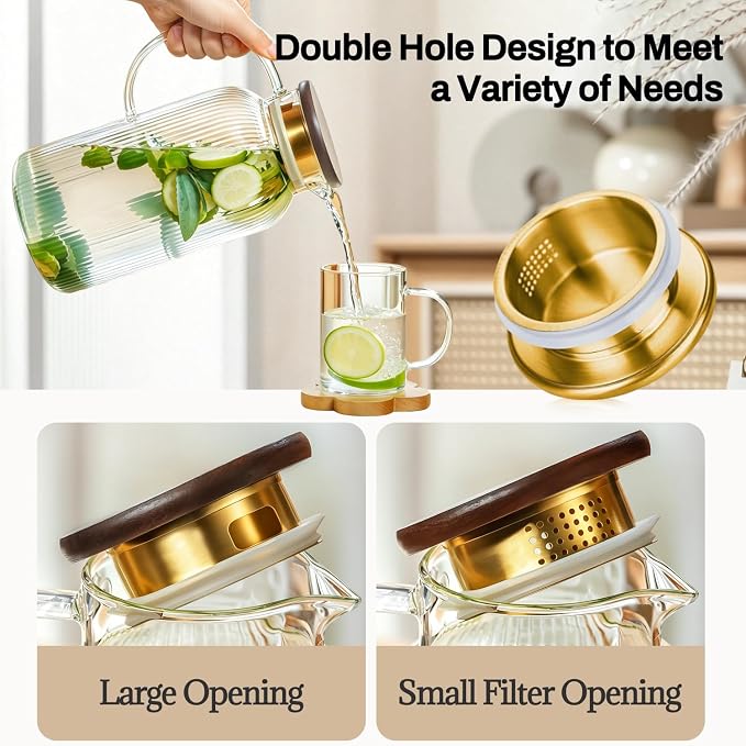 Buaic 2 PACK Glass Pitcher - Image 3