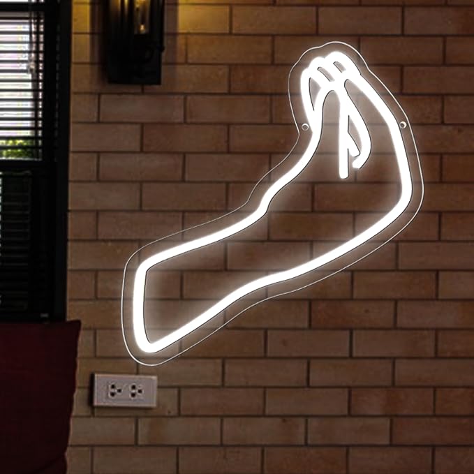 Allball Italian Gesture Neon Sign, USB Powered Dimmable LED Neon Light by Unknown