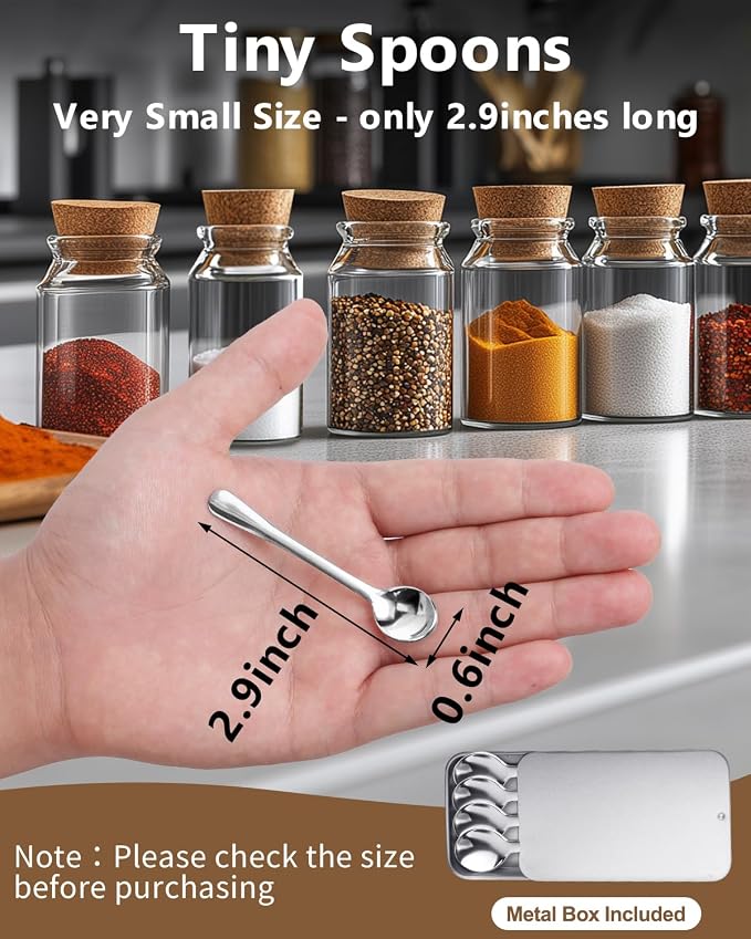 8PCS Tiny Spoons - Image 2