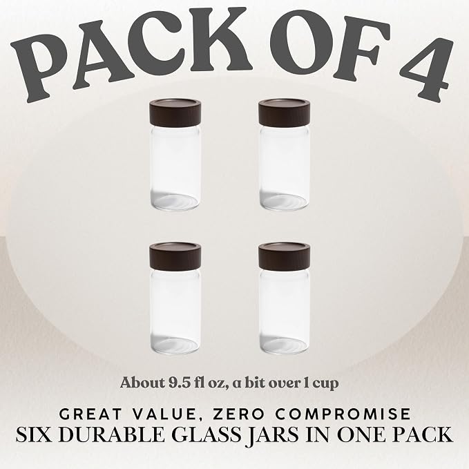 Wide Mouth Glass Storage Jars - Image 6