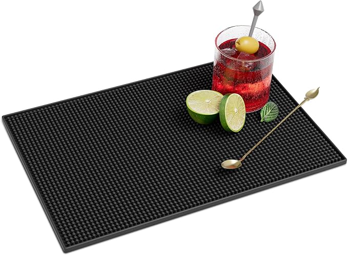 Facmogu 18 x 12 Inch Rubber Bar Mats, Restaurant, Home Counters by Facmogu