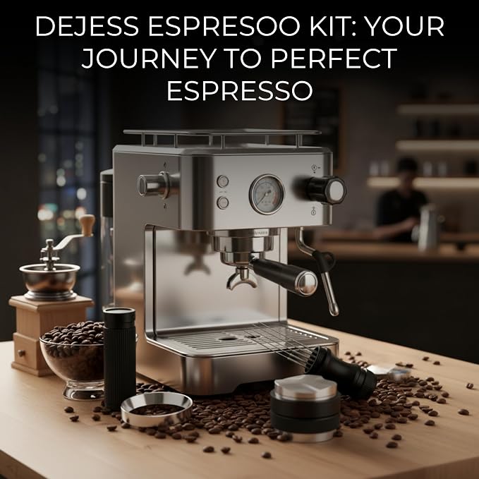 Espresso Accessories Kit – Coffee Distributor & Tamper Leveler Set - Image 8
