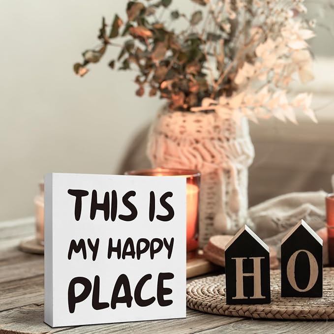 Coffee Signs Decor Farmhouse Coffees Decor Rustic Wooden Table Sign, Shelf - Image 4
