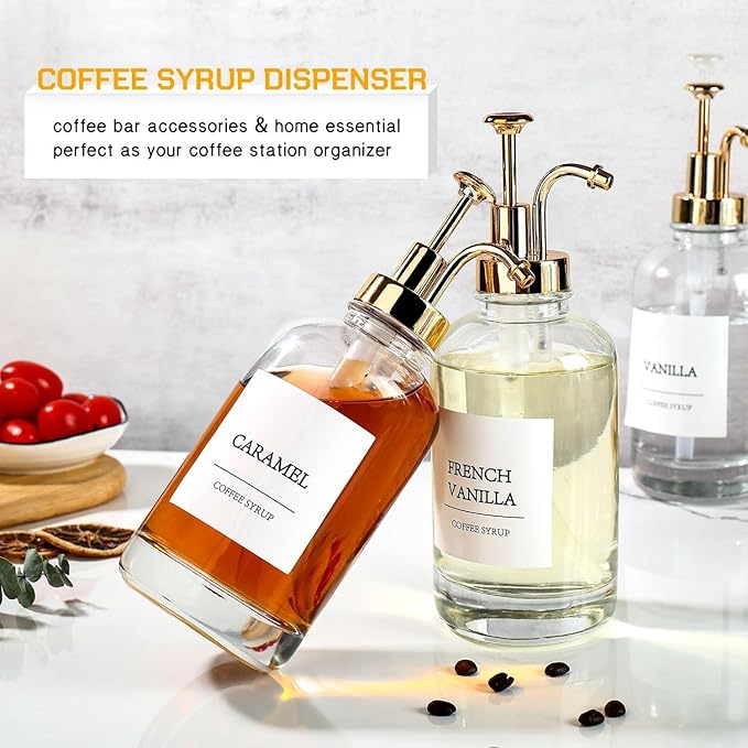 Coffee Bar Accessories, Coffee Syrup Dispenser - Image 4