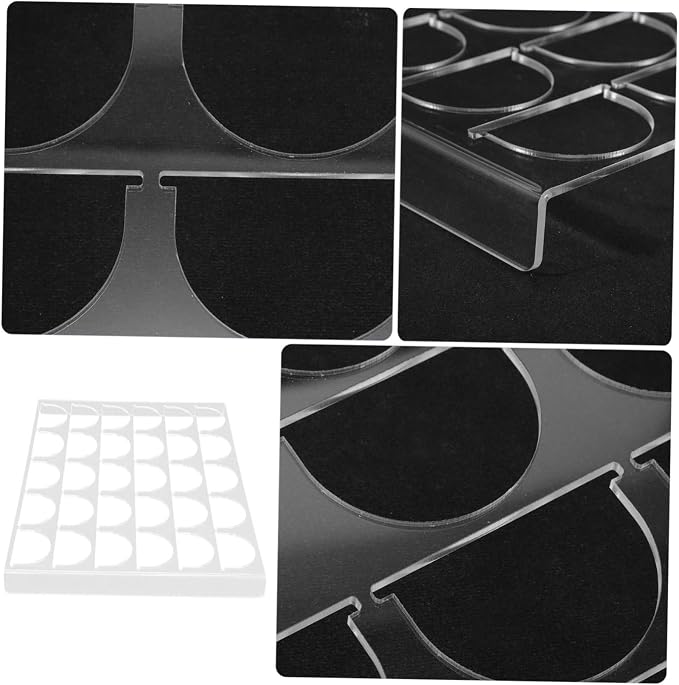 Gadpiparty Acrylic Coffee Capsule Rack 30 Grids Kitchen Countertop Organizer - Image 6