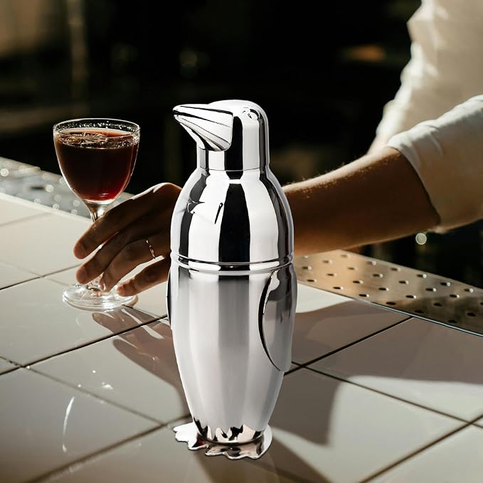 Penguin Cocktail Shaker, Bartender Shakers 17oz - Image 8