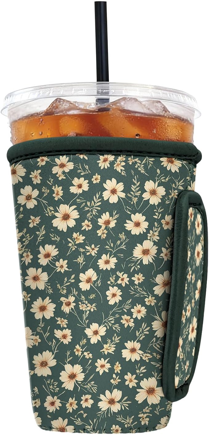 Reusable Insulated Neoprene Iced Coffee Sleeve by Cavllson
