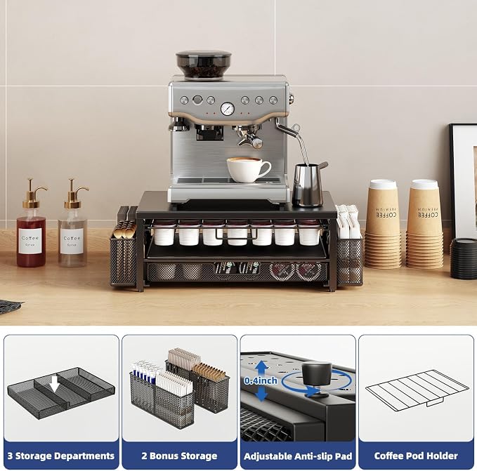 Metal Coffee Pod Holder for 80 Capsules - Image 7