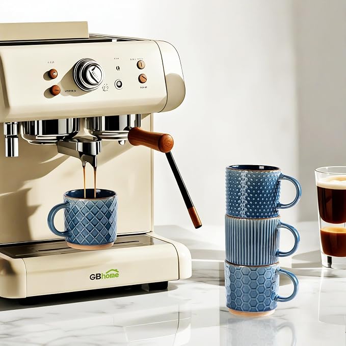GBhome 12OZ Stackable Coffee Mugs - Image 5