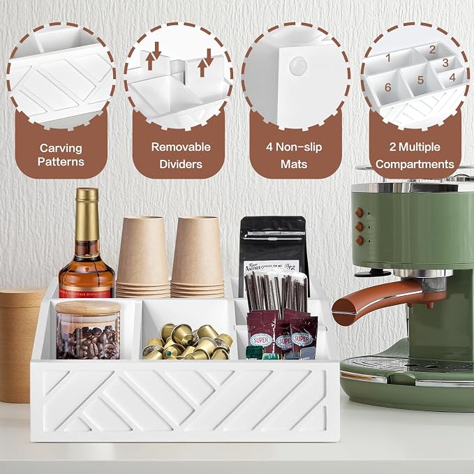Wood Coffee Station Accessories - Image 6