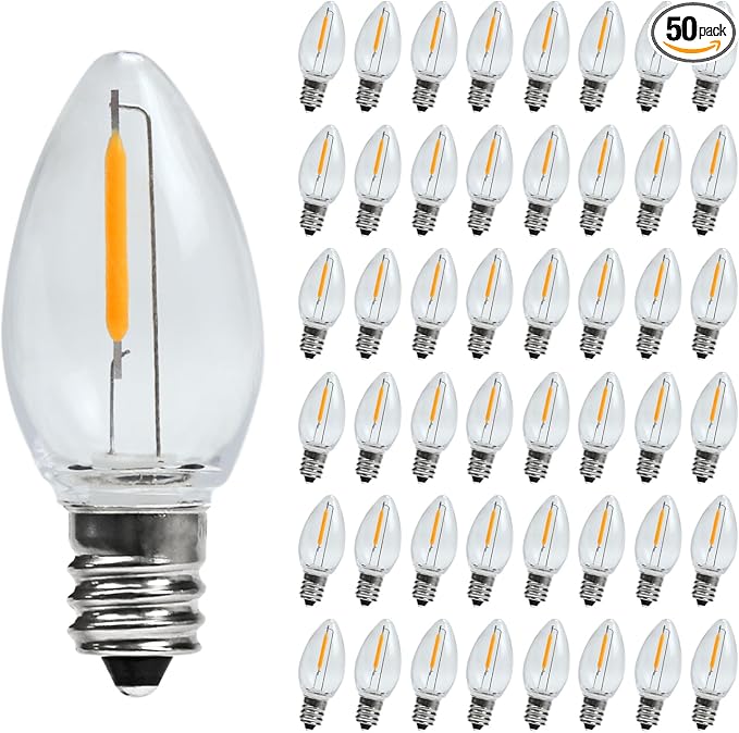 C7 LED Night Light Bulbs, C7 Led Replacement Bulbs by Kiraralite