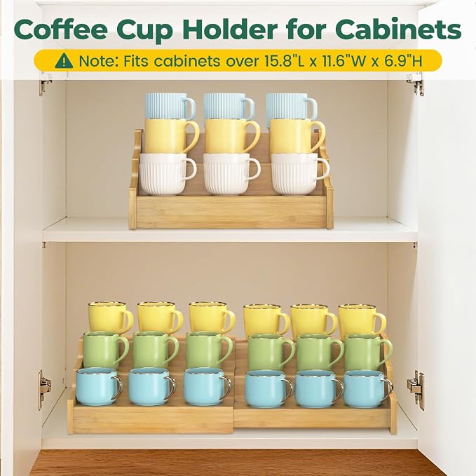 EsLuker.ly Coffee Mug Cup Holder Rack - Image 5