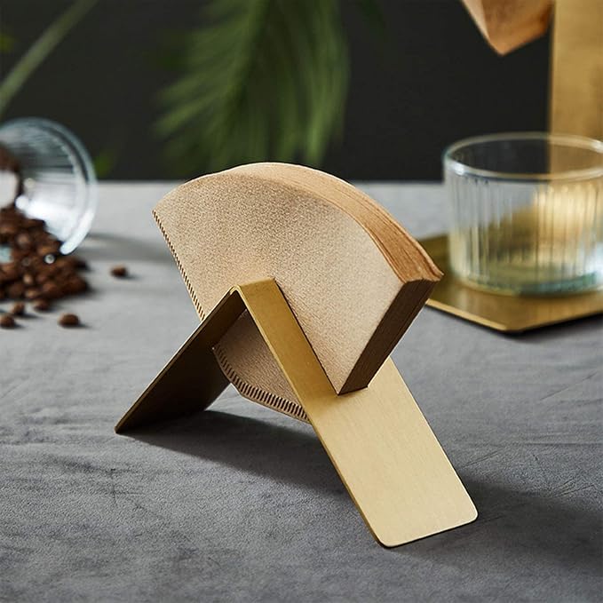 Coffee Filter Paper Holder, Stainless Steel Coffee Paper Storage Container - Image 5