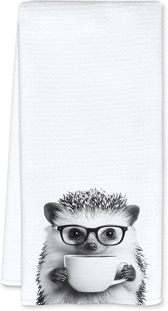 Hedgehog Gifts Coffee Kitchen Towels, Gifts by Unknown