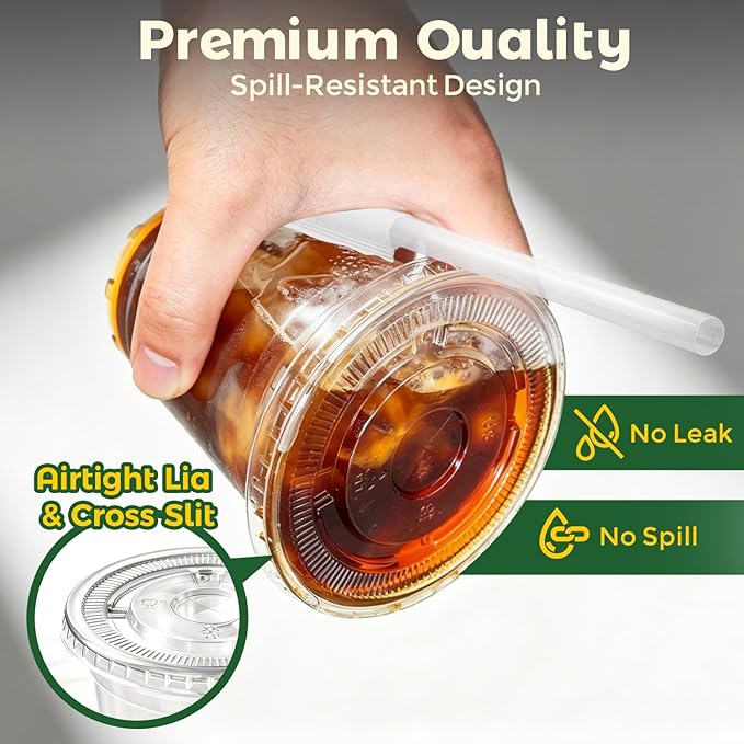 Charmount 100 Sets 16 oz Plastic Cups - Image 3
