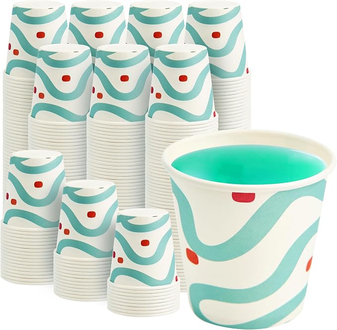 RACETOP Paper Cups 3 oz, Bathroom Cups 3 oz, Disposable Bathroom Paper Cups by RACETOP