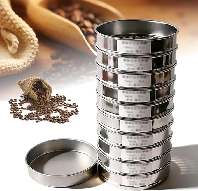 10 Layers Coffee Bean Grading Sieve by Unknown