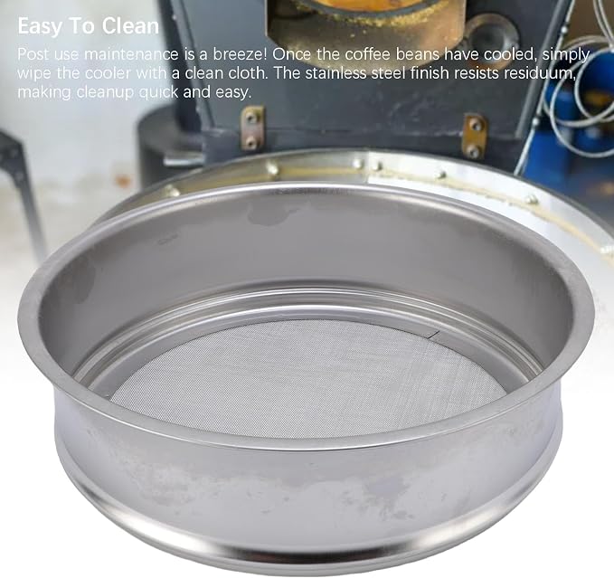TOPINCN 60 Mesh Coffee Bean Cooler Filter, Stainless Steel Coffee Filter Screen - Image 7