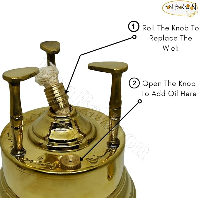 Al Bramony Brass Copper Turkish Greek Coffee Alcohol Burner Maker Table Top - Image 3