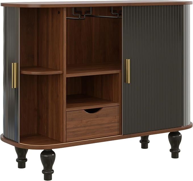 Merax 39" Coffee & Liquor Bar Cabinet - Image 9