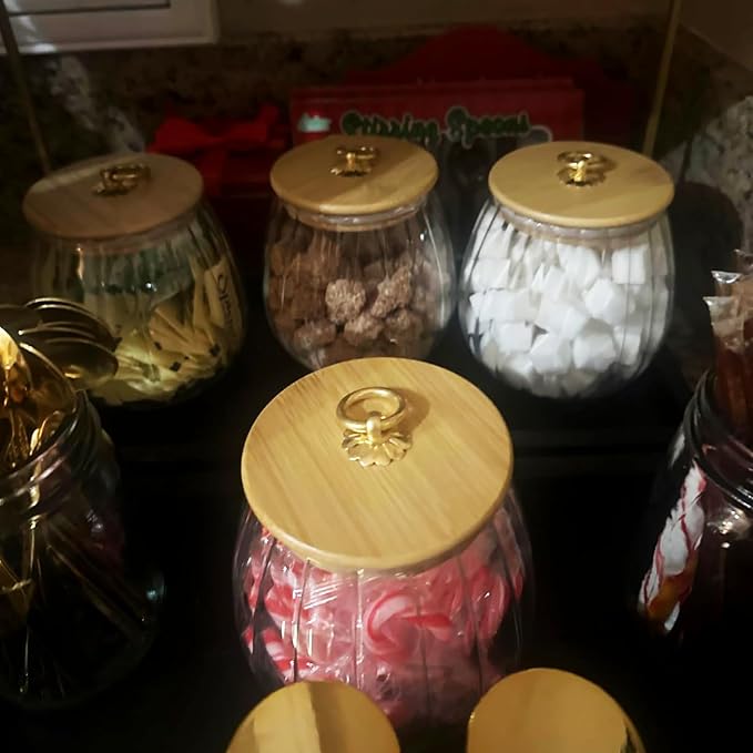 Frcctre 4 Pack 25 FL OZ Glass Storage Jars - Image 7